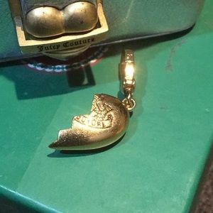 Juicy Couture charm half a heart right half